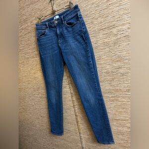 Loft Outlet Skinny Jeans Size 8 Stretch Denim Womens Dark Wash